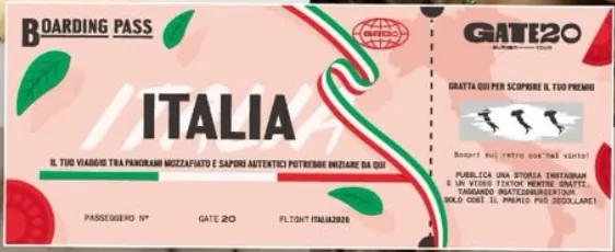 Boarding pass Italia