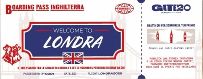 Boarding pass Londra
