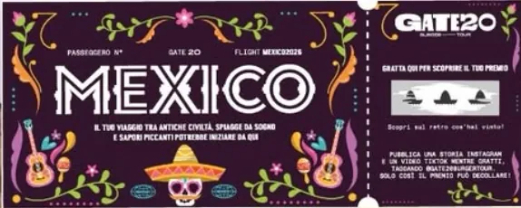 Boarding pass Mexico